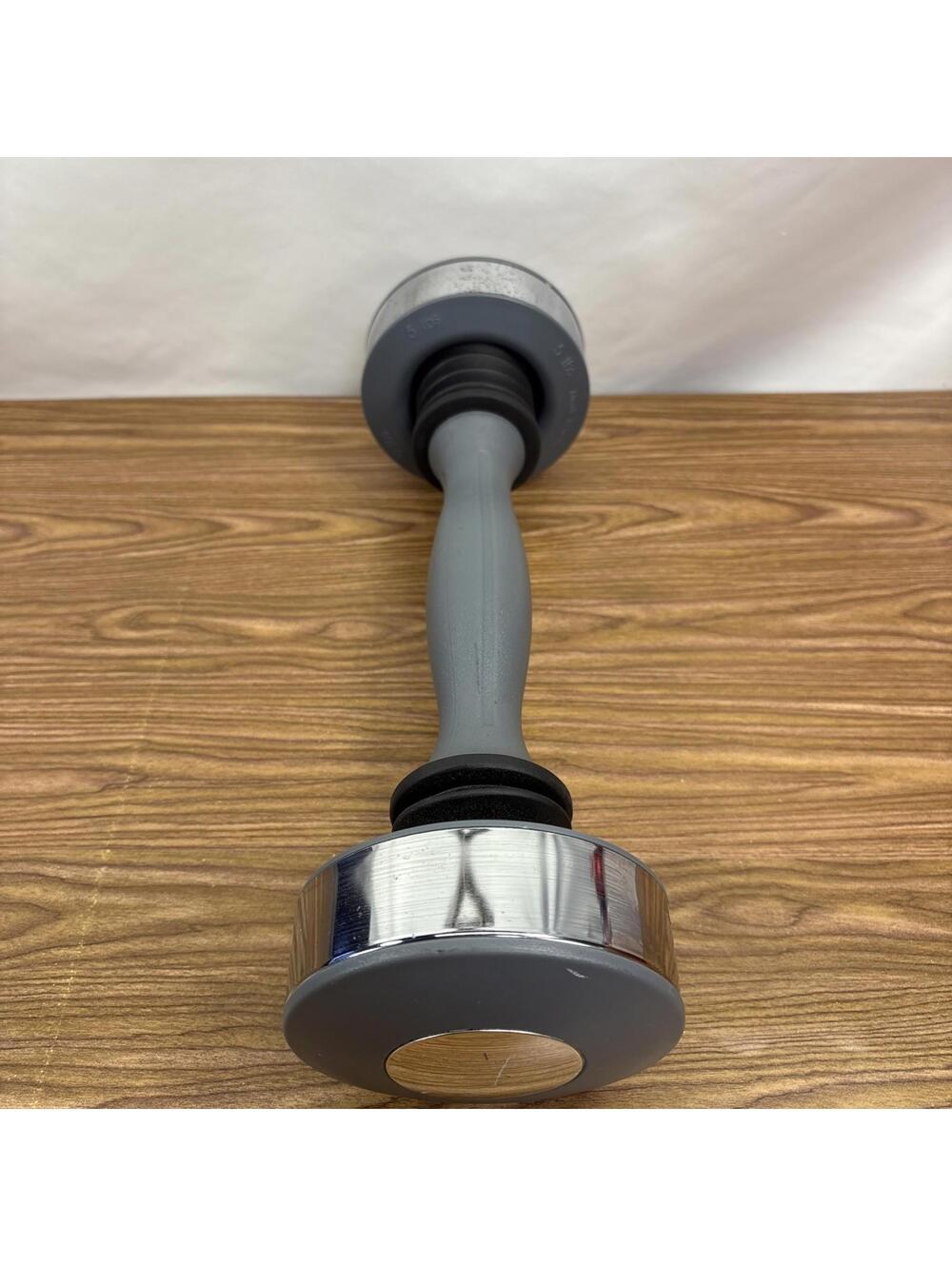 Shake Weight 5lbs Pound Dumbbell Hand Grey Exercise Gray Work Out Unisex Fitness